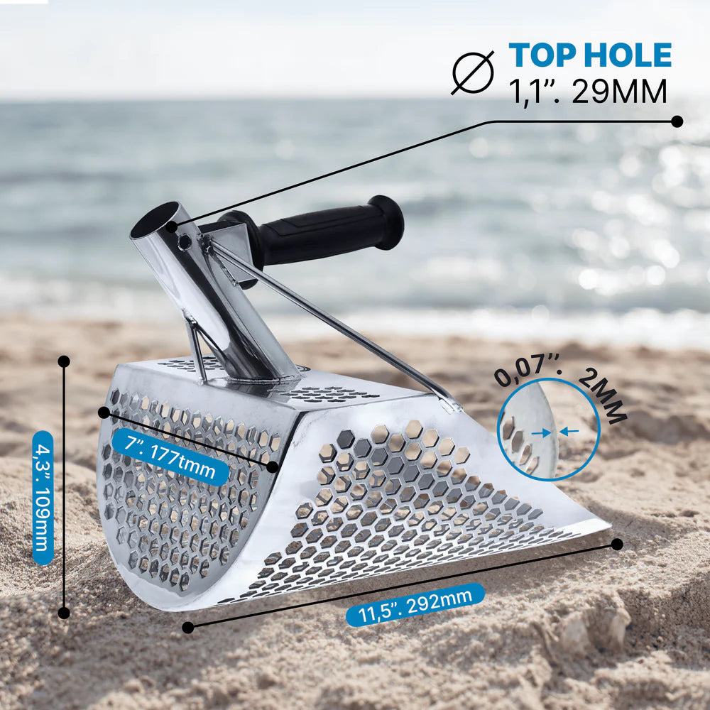 CKG Sand Scoop 11x8 Stainless