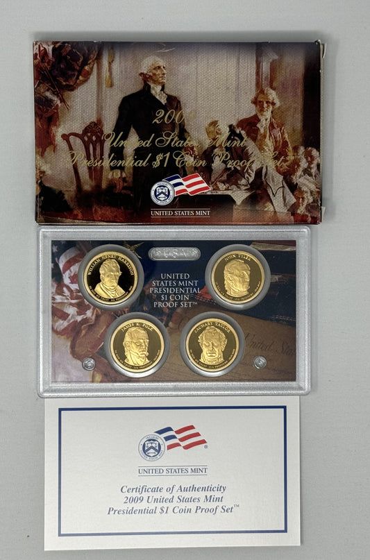US Mint Presidential 1$ Coin Proof sets