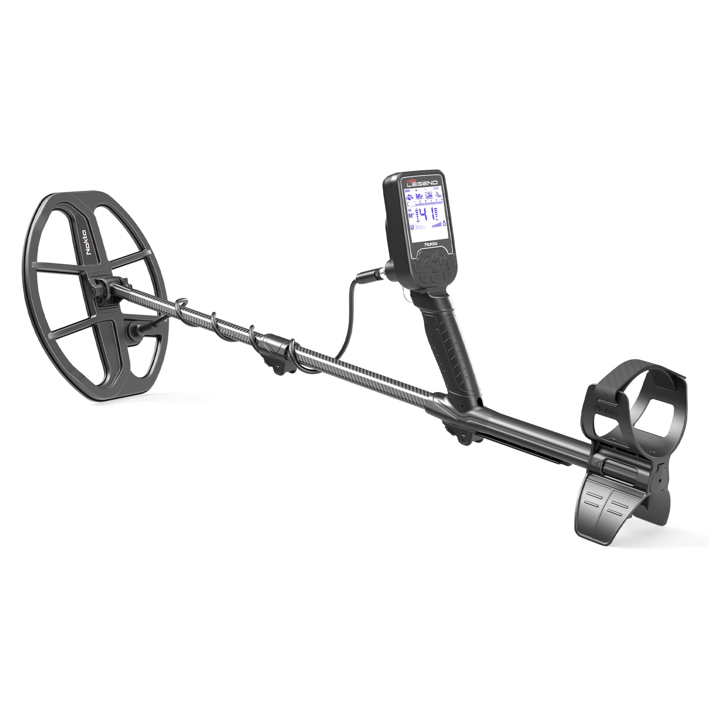 Nokta The Legend SMF Metal Detector. WHP Package. Wireless Headphones, LG30 12" X 9" Coil.