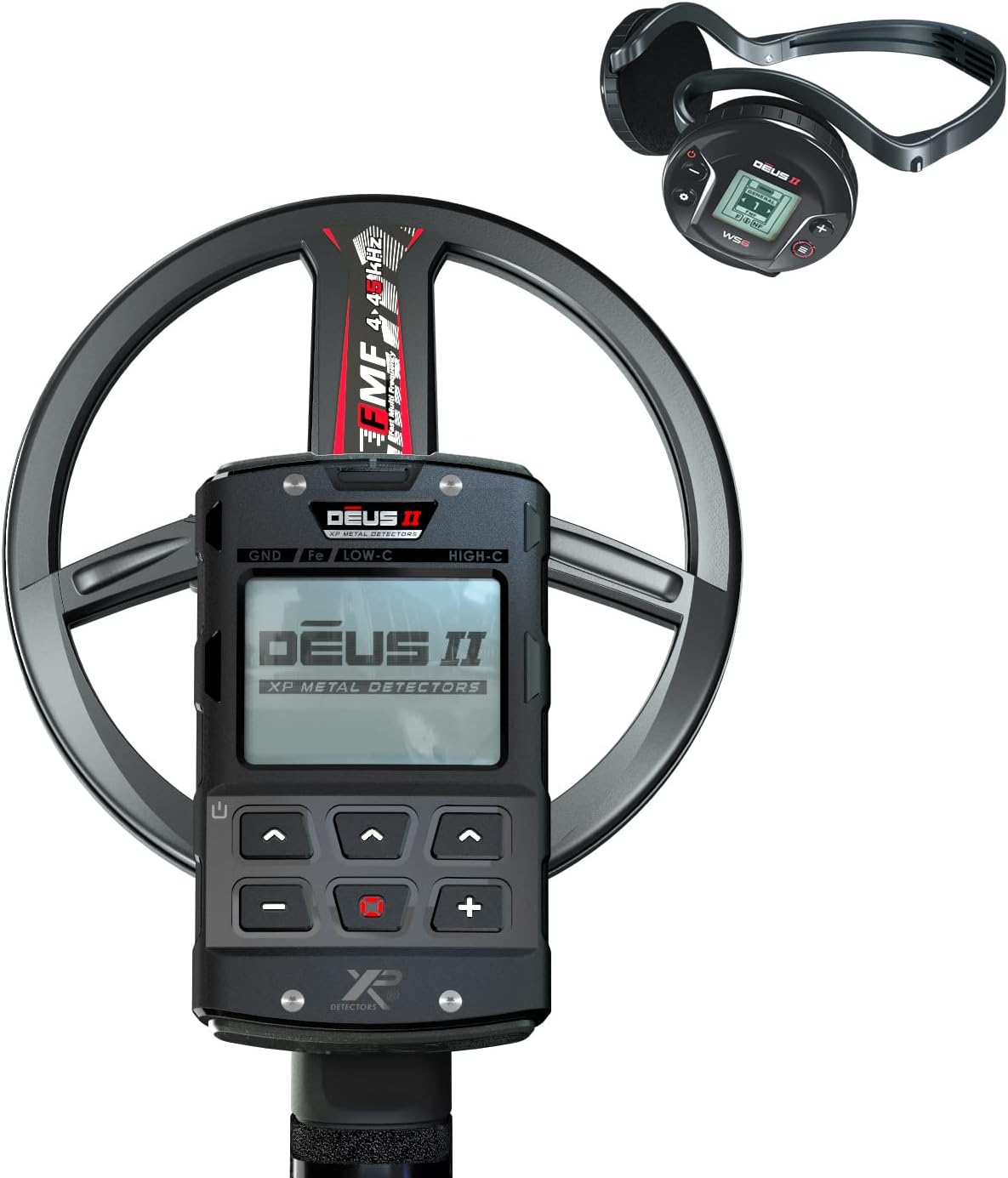XP DEUS 2 with Remote, 9" FMF coil & WS6 Backphones
