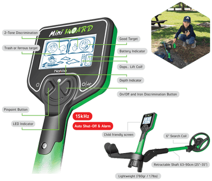 Nokta Mini Hoard Waterproof Kids Metal Detector